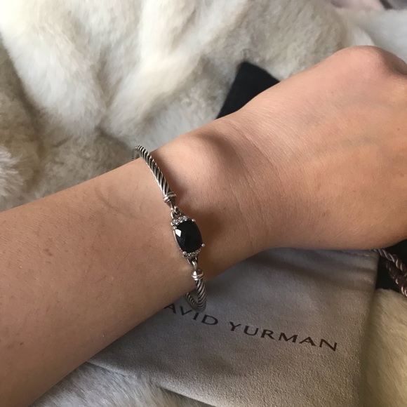 David Yurman Petite Wheaton Bracelet with Diamonds - Picture 5 of 7